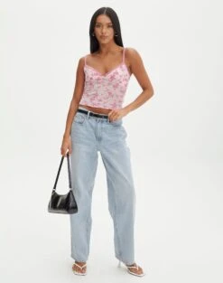 Glassons Store -Glassons Store co sabrina burnout mesh cami baby doll burnout full tv54660rbo